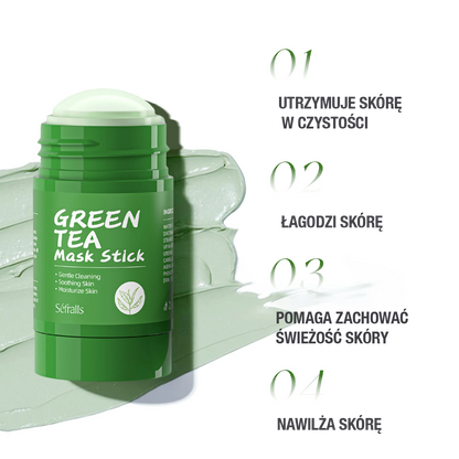 GreenMask® – Głębokie oczyszczanie twarzy (Kup 1, otrzymaj 2 🎁)