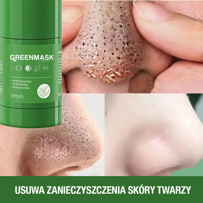 GreenMask® – Głębokie oczyszczanie twarzy (Kup 1, otrzymaj 2 🎁)