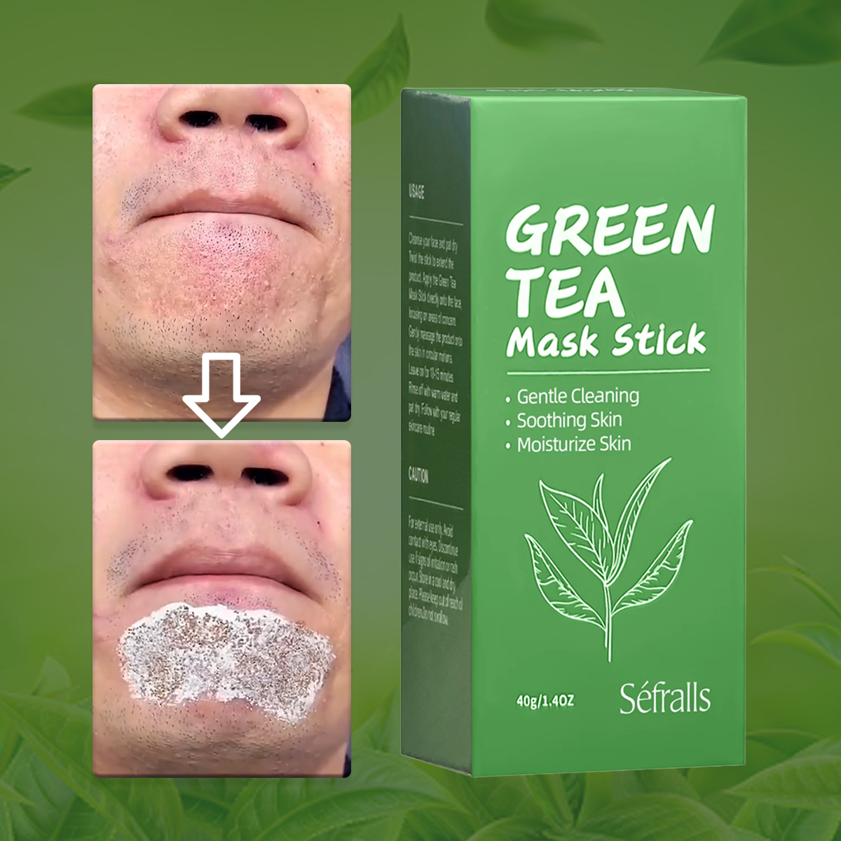 GreenMask® – Głębokie oczyszczanie twarzy (Kup 1, otrzymaj 2 🎁)